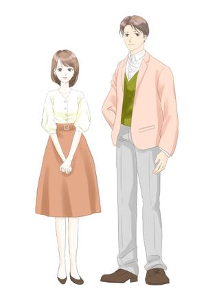 Nova (yayoik_0306)さんのラジオドラマの男性・女性のキャラクターデザイン制作への提案