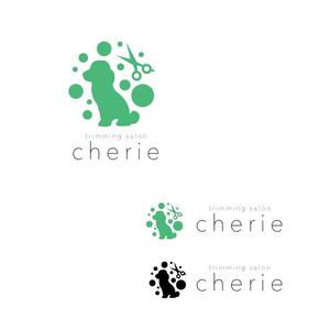 marukei (marukei)さんのトリミングサロンのお店「chérie」ロゴへの提案
