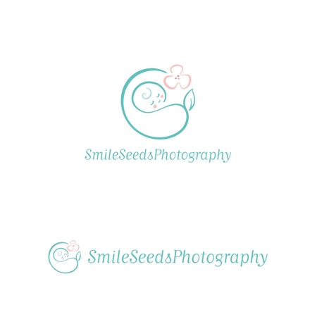 marutsuki (marutsuki)さんのニューボーンフォトグラファー「SmileSeedsPhotography」のロゴへの提案