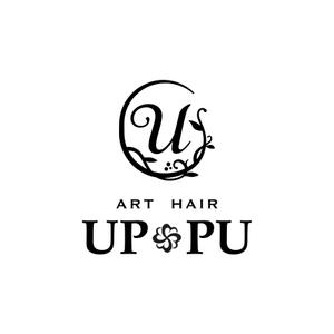 kurumi82 (kurumi82)さんの※急募※　美容院「ART　HAIR　UP-PU」のロゴ募集への提案