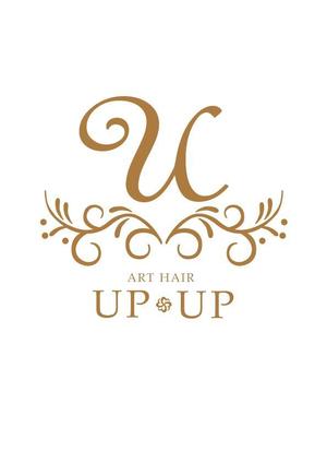 m_flag (matsuyama_hata)さんの※急募※　美容院「ART　HAIR　UP-PU」のロゴ募集への提案