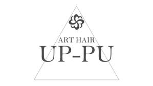 Ninosk-Design (challfek)さんの※急募※　美容院「ART　HAIR　UP-PU」のロゴ募集への提案