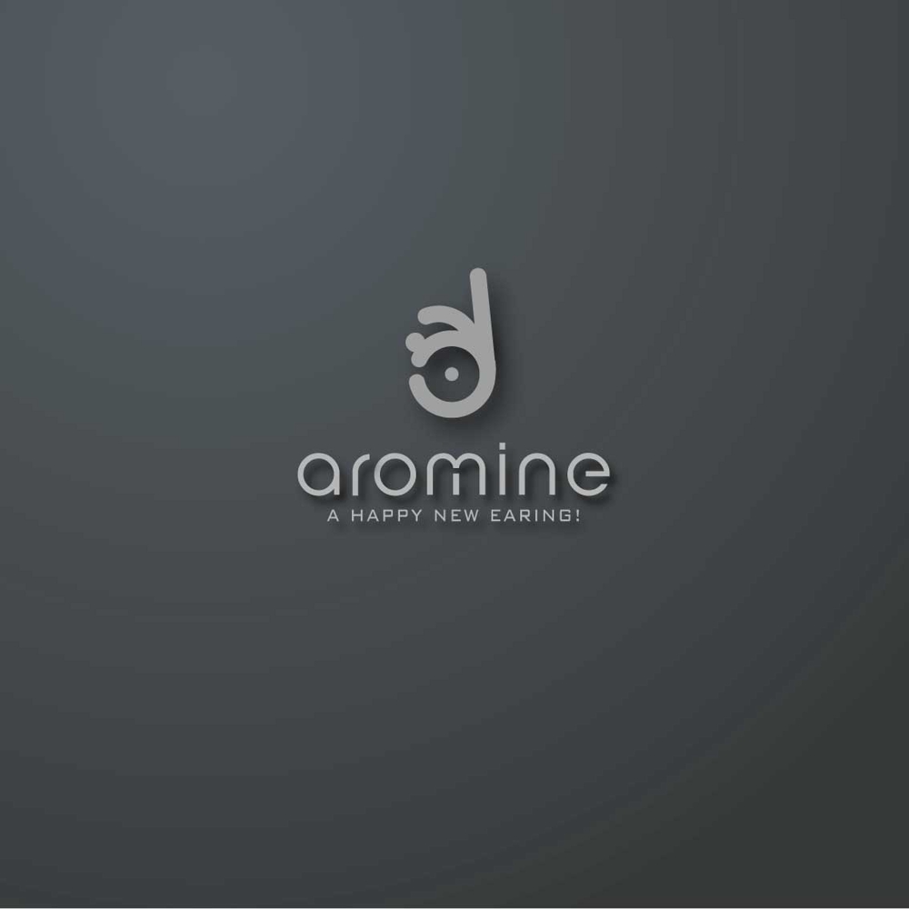 イヤリングのブランド「AROMINE」のロゴ