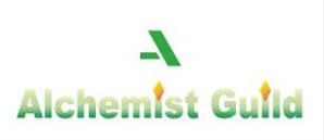 creative1 (AkihikoMiyamoto)さんのゲーム系法人「Alchemist Guild」のロゴ制作への提案
