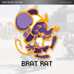 ArtStudio MAI (minami-mi-natz)さんのアパレルブランド「BRATRAT」のロゴへの提案