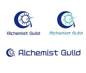 ambrose design (ehirose3110)さんのゲーム系法人「Alchemist Guild」のロゴ制作への提案