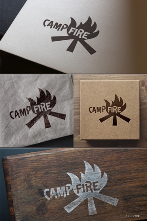 pTree LABO (torch_tree)さんのキャンプ用の炭を入れるための袋のロゴへの提案