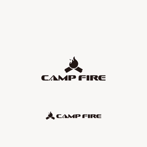 edesign213 (edesign213)さんのキャンプ用の炭を入れるための袋のロゴへの提案
