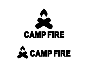 tukasagumiさんのキャンプ用の炭を入れるための袋のロゴへの提案