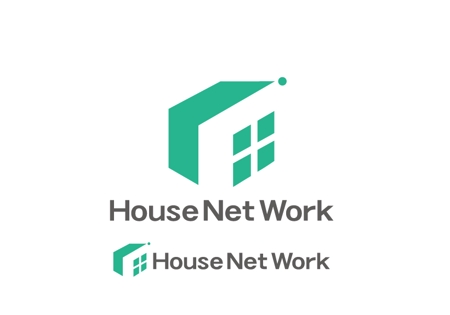 あどばたいじんぐ・とむ (adtom)さんの不動産仲介会社【House Net Work】のロゴへの提案