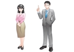 絵描きや かず (ekakiya-kazu)さんのラジオドラマの男性・女性のキャラクターデザイン制作への提案