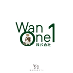 manabiya (gakusato310072)さんの【WanOne1株式会社】ペットの商品開発の会社のロゴ制作をお願いします。への提案
