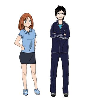 Miyagino (Miyagino)さんのラジオドラマの男性・女性のキャラクターデザイン制作への提案