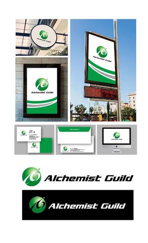 K-J (king_j)さんのゲーム系法人「Alchemist Guild」のロゴ制作への提案