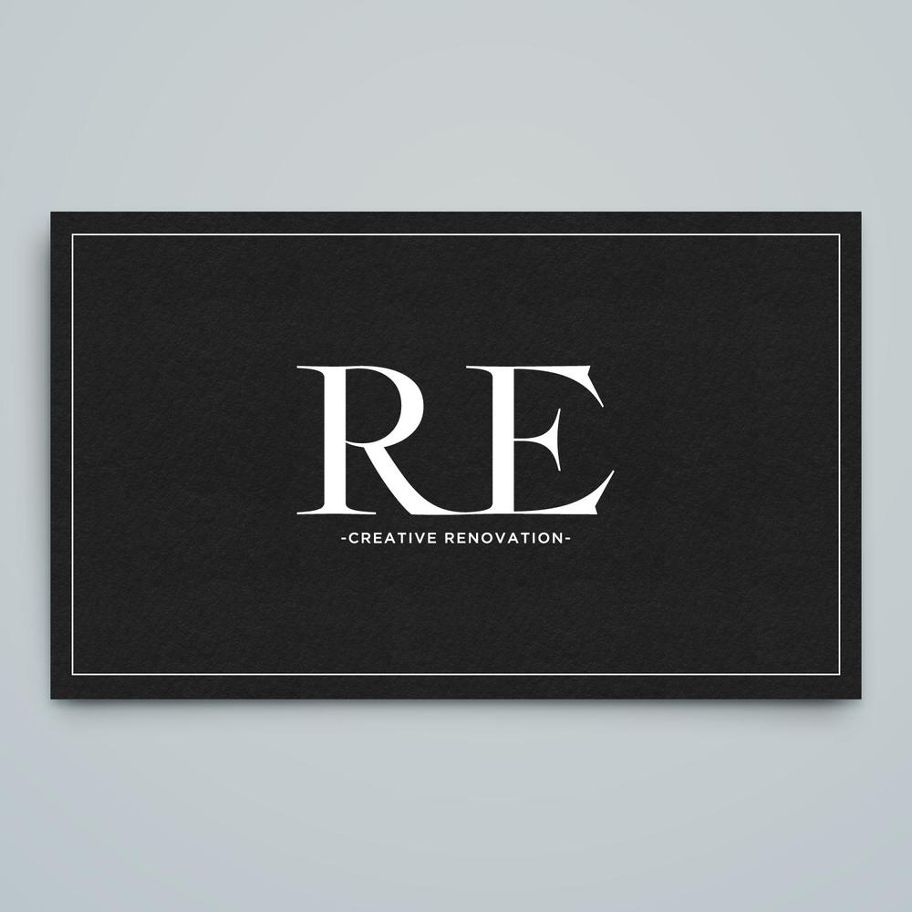 リフォーム・リノベーション店舗「RE」のロゴ