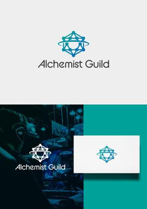 ぶべい (bubey_design)さんのゲーム系法人「Alchemist Guild」のロゴ制作への提案