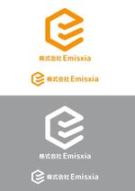 m_flag (matsuyama_hata)さんのコインランドリー運営会社「株式会社Emisxia]の会社ロゴへの提案