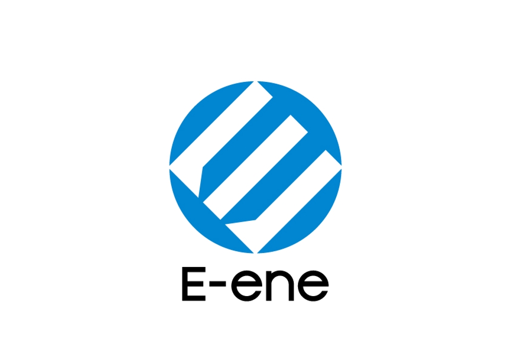 再生可能エネルギー(太陽光・水力・風力発電)の建設コンサル会社【E-ene（株）】のロゴ