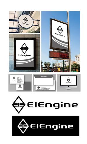 K-J (king_j)さんのUIUX専門会社「ElEngine」のロゴ制作への提案
