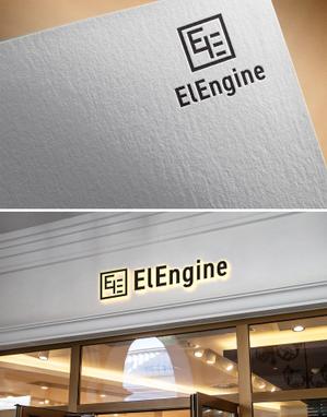 清水　貴史 (smirk777)さんのUIUX専門会社「ElEngine」のロゴ制作への提案