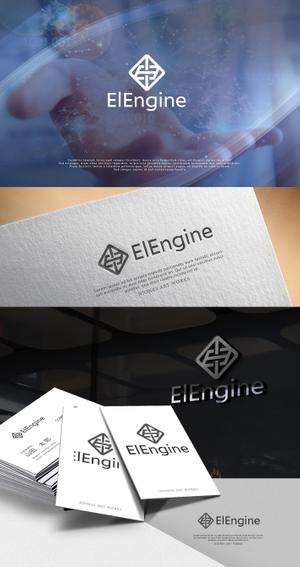 NJONESKYDWS (NJONES)さんのUIUX専門会社「ElEngine」のロゴ制作への提案