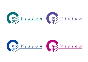 luckykent (luckykent)さんの高精細ディスプレイ「彩Vision」のロゴへの提案