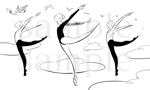 森野 (mozo_m)さんの《振付師 》名刺用のバレエダンサーのイラストへの提案