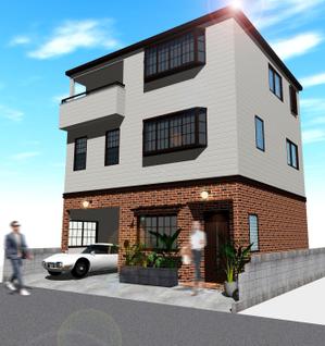 Figaro (figaro02)さんの中古3階建て外観デザイン依頼への提案
