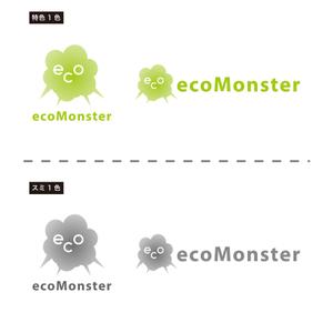 ishoudanchiさんの新規会社　エコモンスターの名刺及びロゴデザインの制作をお願いします。への提案