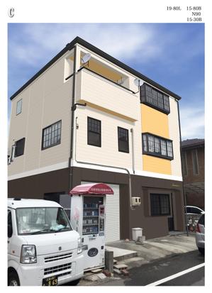 フェアリーテール (fairlytale)さんの中古3階建て外観デザイン依頼への提案