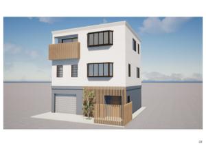 dezign (dezign)さんの中古3階建て外観デザイン依頼への提案