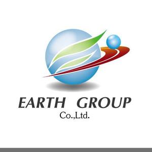 coco design (tomotin)さんの「アース・グループ株式会社（EARTH・GROUP Co.,Ltd.)」のロゴ作成への提案