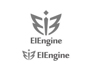 あどばたいじんぐ・とむ (adtom)さんのUIUX専門会社「ElEngine」のロゴ制作への提案