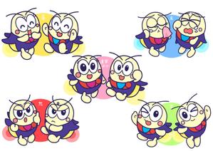 我寿丸ミーサ (74n_ym26)さんの新潟県下水道公社の「ホタル」のキャラクターデザイン（リメイク）への提案