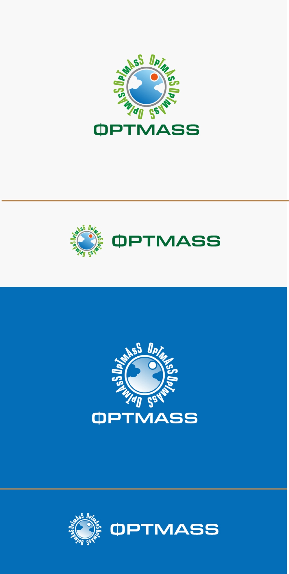 窓ガラスとして使用できる透明な太陽電池を開発する大学発技術ベンチャー　OPTMASS（株）のロゴ