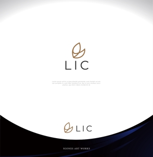 NJONESさんのラグジュアリーブランド「LIC」のロゴ制作への提案