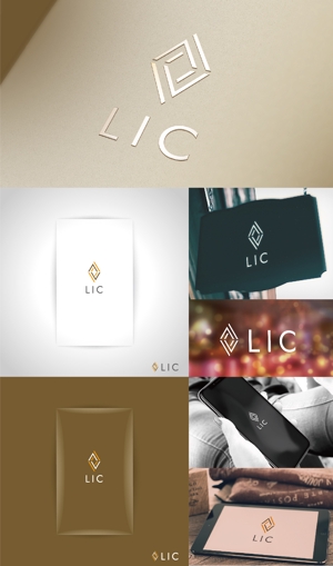 katsu31さんのラグジュアリーブランド「LIC」のロゴ制作への提案
