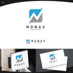 脇　康久 (ワキ ヤスヒサ) (batsdesign)さんの株式会社NONAS・建設業のアスベスト除去作業の会社のロゴへの提案