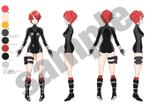 FLATMOMENT (flatmoment97)さんの新作ゲームの主人公キャラクターデザイン（カラーイラスト・女の子・ディストピア系SF）への提案