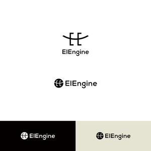 Kei Miyamoto (design_GM)さんのUIUX専門会社「ElEngine」のロゴ制作への提案