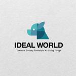 RURUQ DESIGN (mosoart094128)さんの動物にも環境にも優しい商品の企画販売会社「ideal world(アイデアルワールド」のロゴへの提案