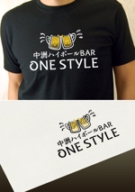 Watanabe.D (Watanabe_Design)さんの中洲ハイボールBAR(ONESTYLE)のロゴへの提案