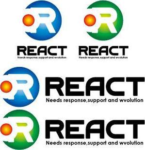 中津留　正倫 (cpo_mn)さんの「REACT」のロゴ作成への提案