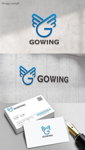 Mizumoto (kmizumoto)さんの株式会社【GOWING】ロゴ制作依頼への提案