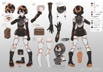 いづ (izusan_14)さんの新作ゲームの主人公キャラクターデザイン（カラーイラスト・女の子・ディストピア系SF）への提案