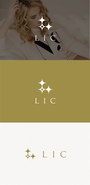 tanaka10さんのラグジュアリーブランド「LIC」のロゴ制作への提案