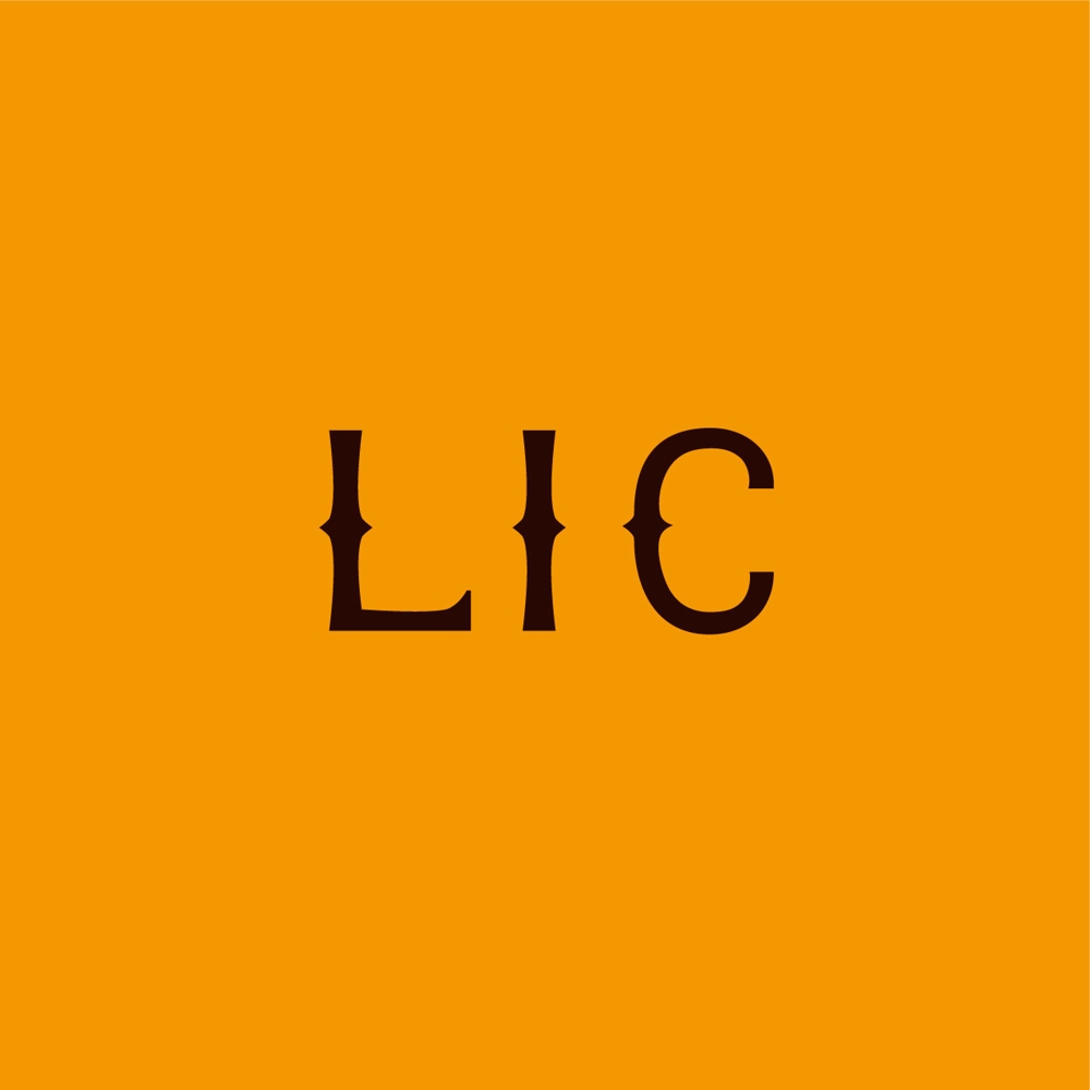 ラグジュアリーブランド「LIC」のロゴ制作