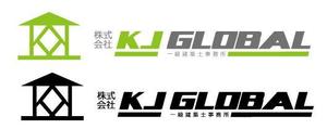 qualia-style ()さんの「株式会社KJ GLOBAL一級建築士事務所」のロゴ作成への提案