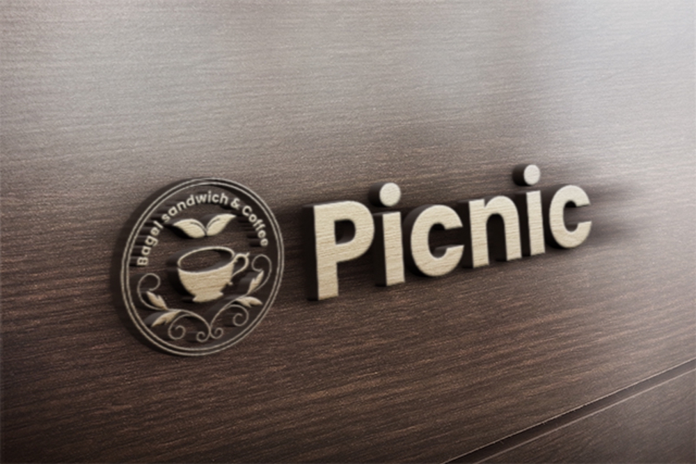 カフェ「Picnic」のロゴ