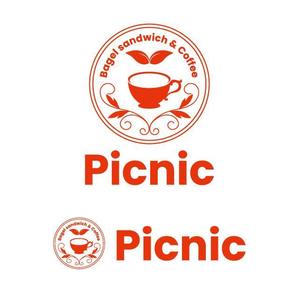 j-design (j-design)さんのカフェ「Picnic」のロゴへの提案